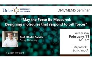 February 11 DMI Seminar - Khalid Salaita