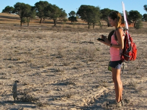 Kendra Smyth (PhD candidate) – Kalahari Desert, South Africa