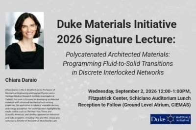 September 2 Chiara Daraio DMI/MEMS Seminar